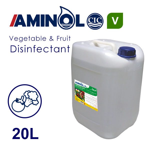 AMINOL-V vegetables and fruit disinfectant liquid 20L galon
