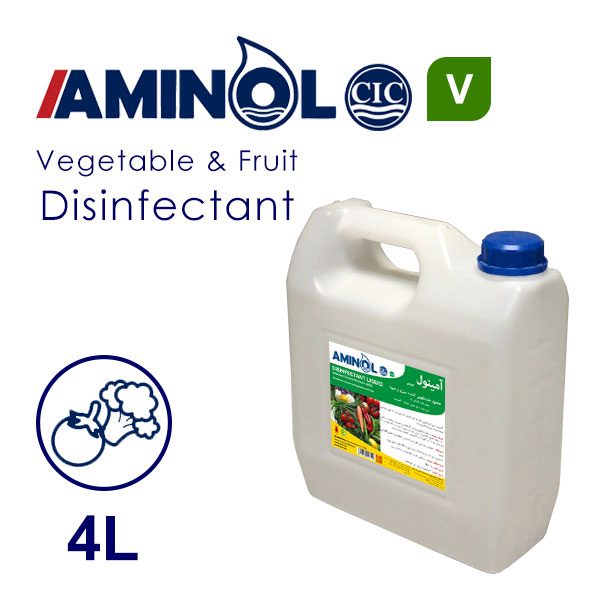 AMINOL-V vegetables and fruit disinfectant liquid 4L galon