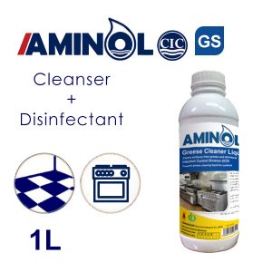 Aminol GS - 1L bottle - Greas cleaner and Disinfectant
